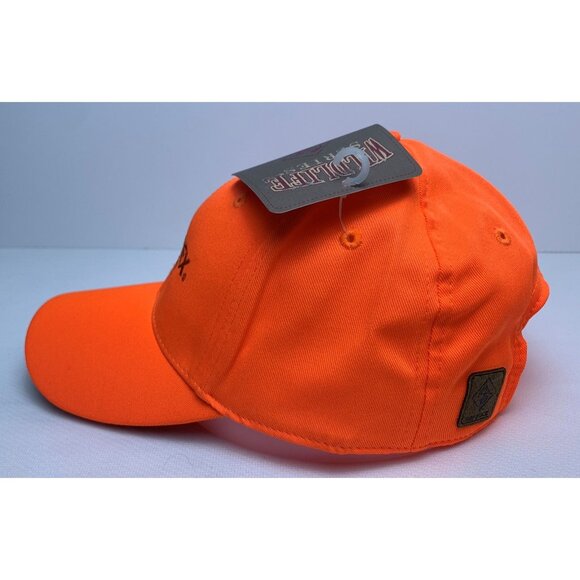 Blaze Orange Dri Duck Ball Cap Ring Neck Pheasant Hunting Terex Utilities NEW - Picture 6 of 9